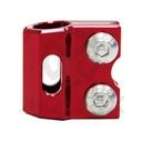 CNC alloy brake line clamps for FANTIC XE 125, XX 125, HONDA CR 125R, CR 250R, CRF 450RX, YAMAHA YZ 65, YZ 85, YZ 125, YZF 250X, YZF 450X red