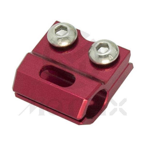 CNC alloy brake line clamps for YAMAHA WR 250R, WRF 450, YZF 450, YZ 125 red
