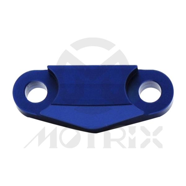 CNC alloy brake line clamps for HUSQVARNA SM 701 Supermoto 2020 blue