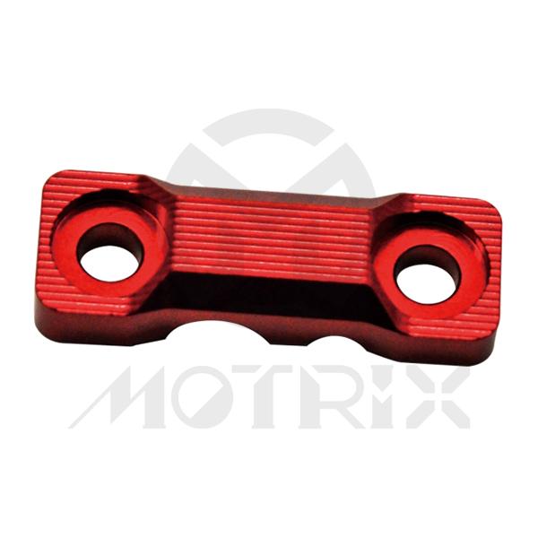 CNC alloy brake line clamps for BETA 200 RR, 300 RR, 390 RR, 430 RR, 480 RR red