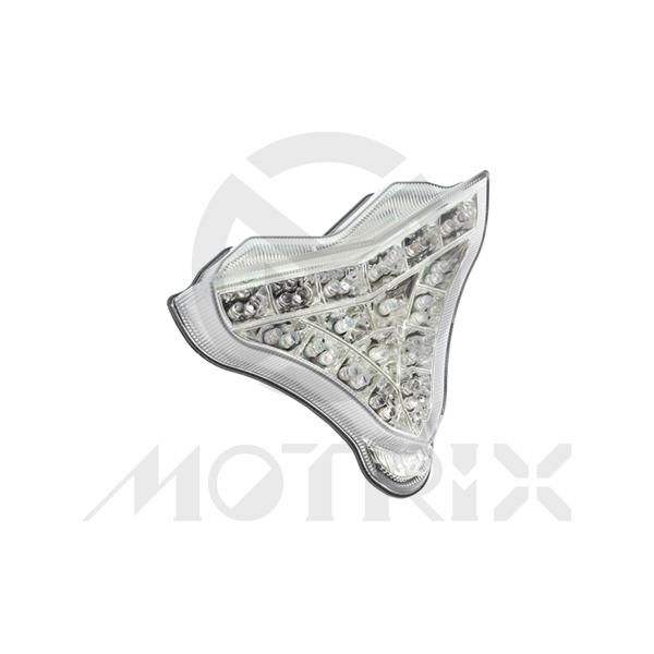 Taillight(LED) for YAMAHA YZF R1, clear lens, with E-mark