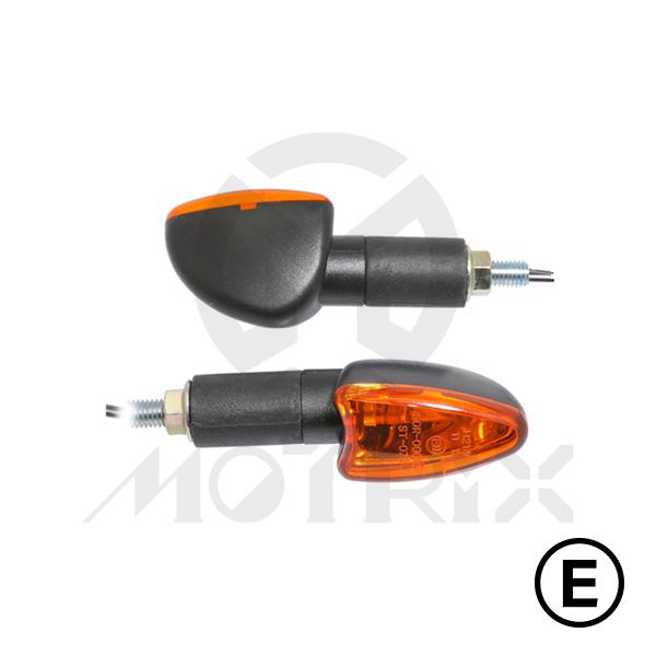 Universal arrow indicators, amber lens, long stem