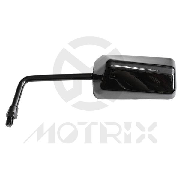 Mirror for universal, fashion sport style with 10mm thread, black