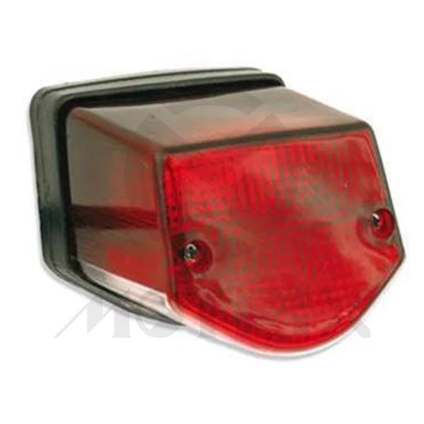 Tail light for YAMAHA DT 125 R / RE / X. Bulb / Lens: red / with E-mark