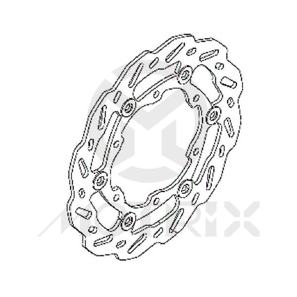 Front rotor for YAMAHA WR250R 08-15 3.5*250