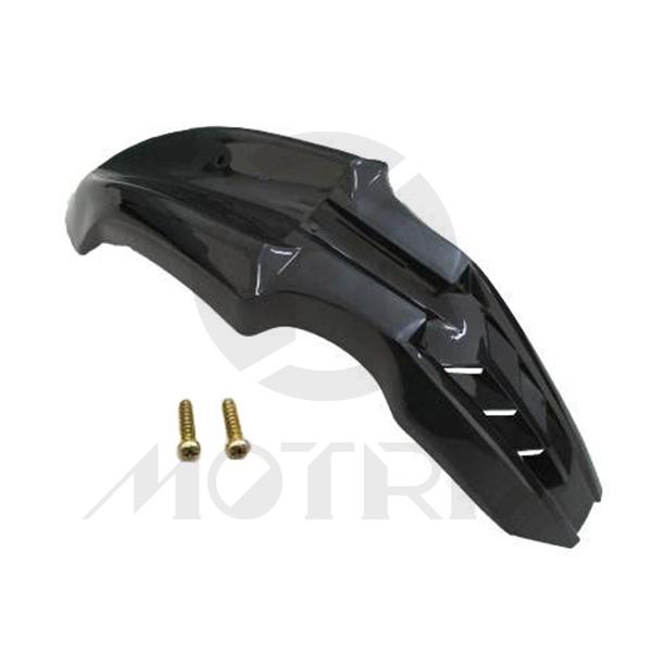 Universal plastic front fender, black