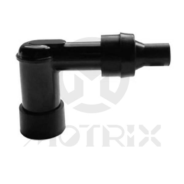 Spark plug resistor covers 90° elbow type, resistor: 5KΩ. NGK Type: LD05E