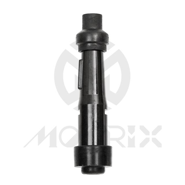Spark plug resistor covers. Straight type. Adaptable plug terminal: threaded. Accessory: with special water-proof cover. 10-12mm. NGK Type: SD05F