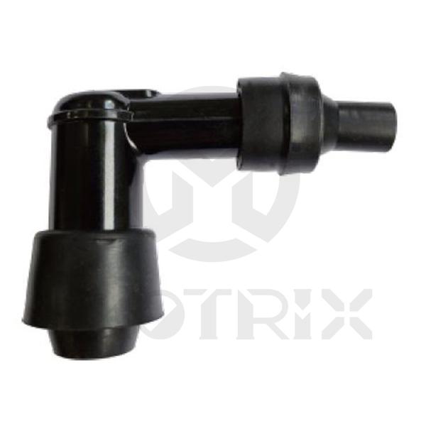 Spark plug resistor covers 90° elbow type, resistor: 5KΩ. NGK Type: LB05FP