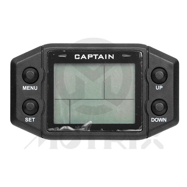 Multifunction Meter. Record for Max speed, voltage, air/engine/water/oil temperature, current RPM, Over RPM/speed Reminder and high temperature reminder.