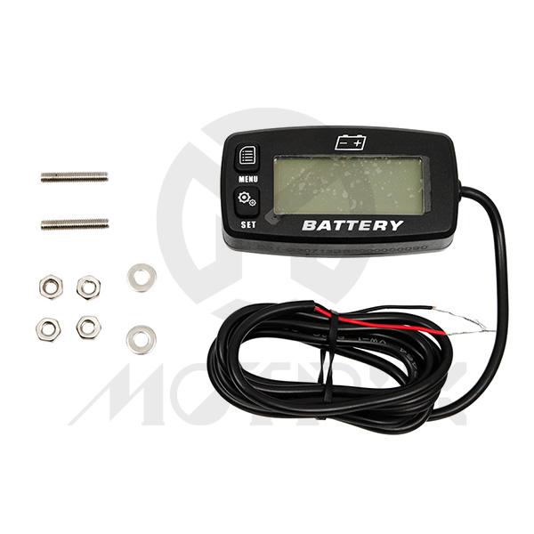 Battery indicator. Suit for LiCoO2 battery, lead-acid battery,LiFePO4 battery, AGM battery. Support voltage:12V,24V,36V,48V