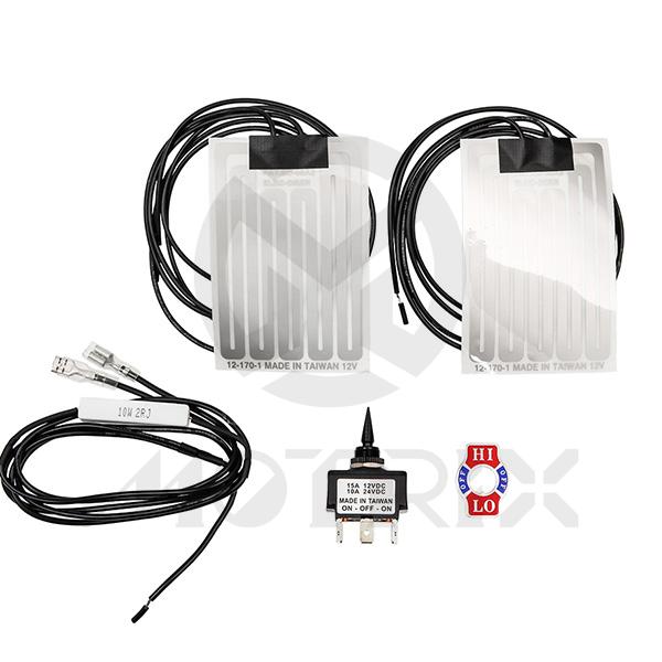 Heated grip multi fit kit