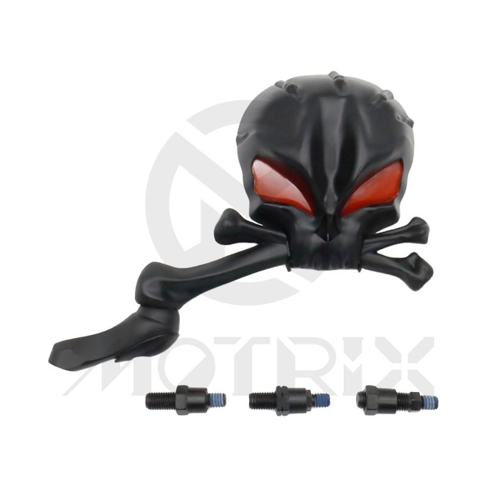 (LH) Universal mirror black with E-mark