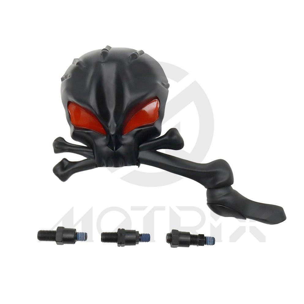 (RH) Universal mirror black with E-mark