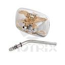 Harley mirror Fits '82-later models (except VRSCF, XG750A, '14-'16 FLHR, FLHRC and FLHRSE, '14-later FLHTKSE, '23-later FLHXSE, '18-later FLTRXSE, '24-later FLHX, FLTRX, FLTRXSTSE and Revolution Max models). Street Glide models require separate purchase of Fairing Plug Kit P/N 57300063. Does not fit XL1200X with mirrors mounted below the handlebar