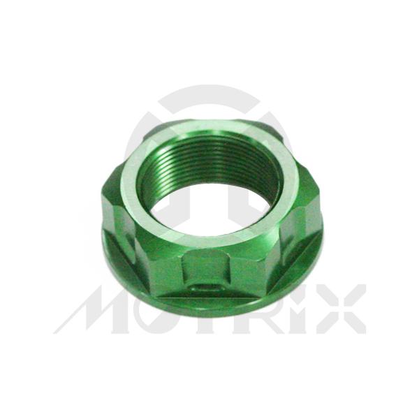 Steering stem nut and bolt (M22X30-P1.0 H12) for HONDA CRF 50F, XR 50R ; KAWASAKI KX 65-100 ; SUZUKI RM 65-85 ; YAMAHA YZ 65-85