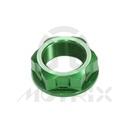 Steering stem nut and bolt (M22X30-P1.0 H12) for HONDA CRF 50F, XR 50R ; KAWASAKI KX 65-100 ; SUZUKI RM 65-85 ; YAMAHA YZ 65-85