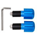 Handlebar end blue