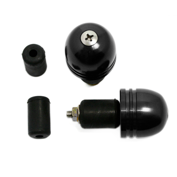 Aluminum bar end c.d.30mm universal m5