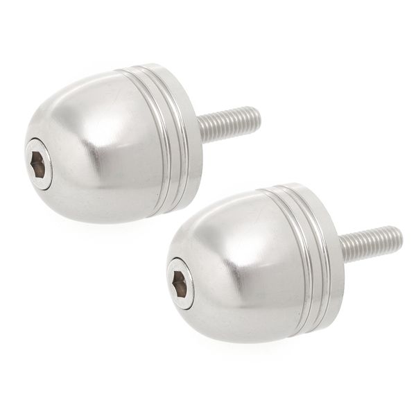 Aluminum bar end, D/30mm m5 & m6 x 35mm bolt each 2pcs+4pcs washer+1pc allen key