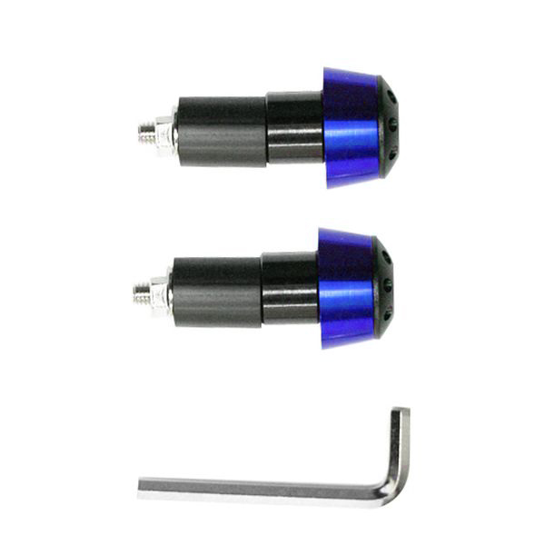 Bar end blue