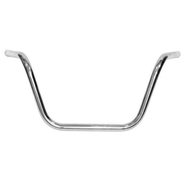 Chrome bar steel low chopper, W/23", R/6", C.W/5.5", P.B/13.5"