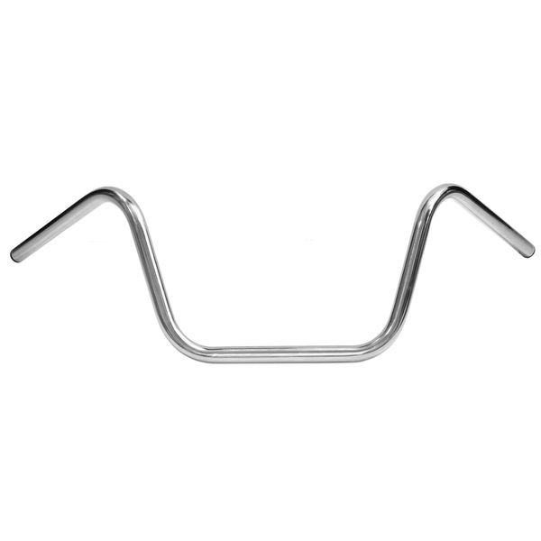 Chrome bar steel high-buckhorn, W/33", H/10", R/8.5", S/9"