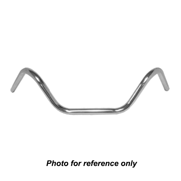 Chrome bar steel sports rise, W/30.25", H/6.5", R/7", S/11.5"