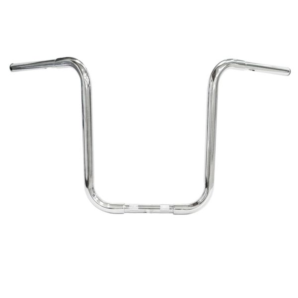 Handle bar pipe thickness: 1.25", center width: 26.7cm, center thickness: 2.54cm, pull back: 21cm, hight: 43cm(17")