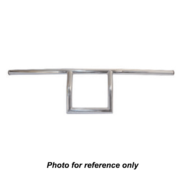 Plain 7/8'' T bar chrome for street bike, (W)27.5", (R)6", (PB)4.5", (CW)5"