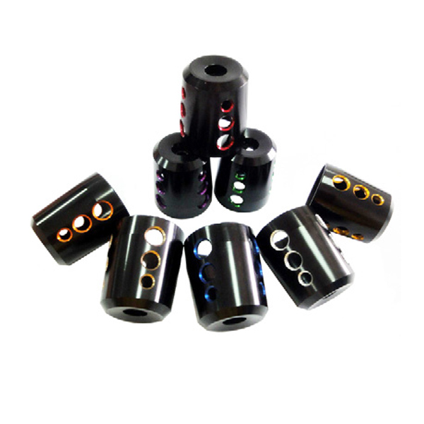 Universal aluminum bar end, m6 (2pcs/set)