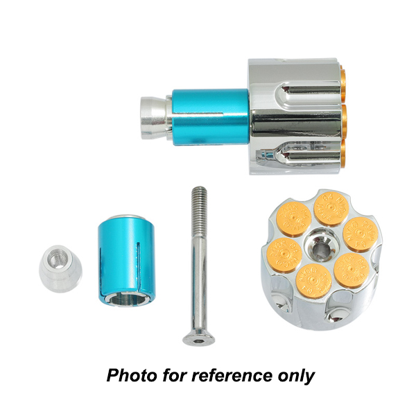 Alloy bar end universal D/14 -20mm revolver type