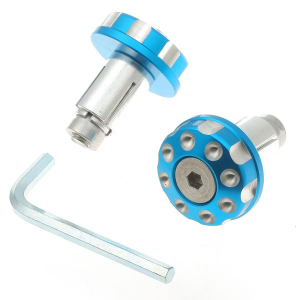 Universal bar ends blue specification: o.d. 35mm