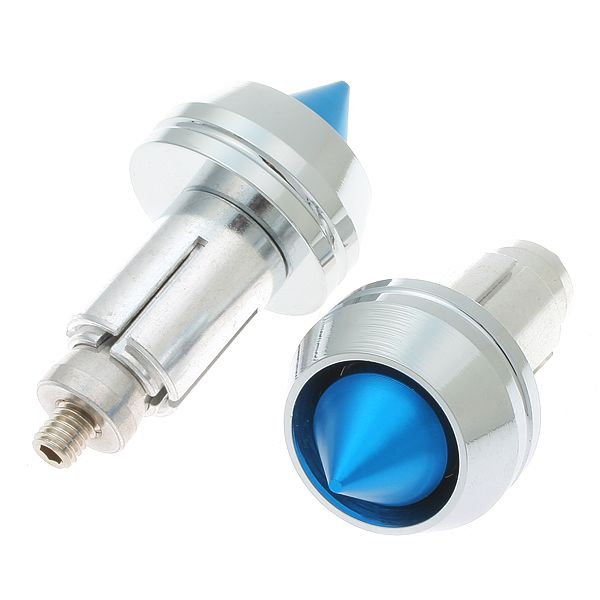 Universal bar ends blue m6 specification: o.d. 30mm
