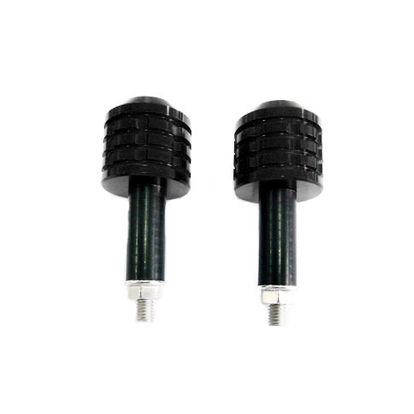 Motorcycle bar ends, universal, M6, anodized aluminium
