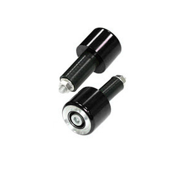 Motorcycle bar ends, universal, M6, anodized aluminium 