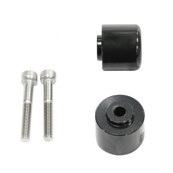 CNC bar end for YAMAHA R1 black