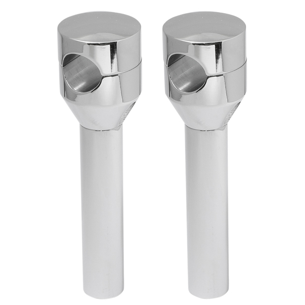 Chrome aluminum round riser H: 6''