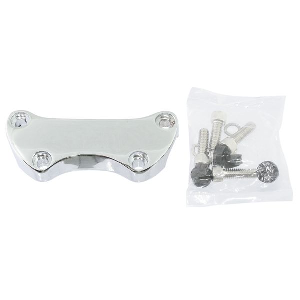 Handlebar top standard plain clamp silver