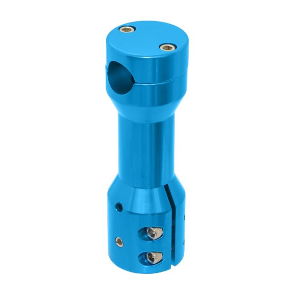 Scooter handlebar round riser clamp 