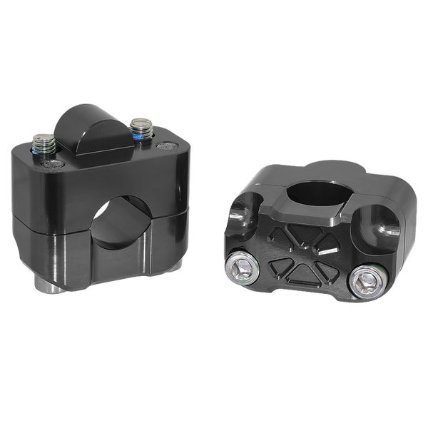 Alloy handlebar riser clamps 22.2mm