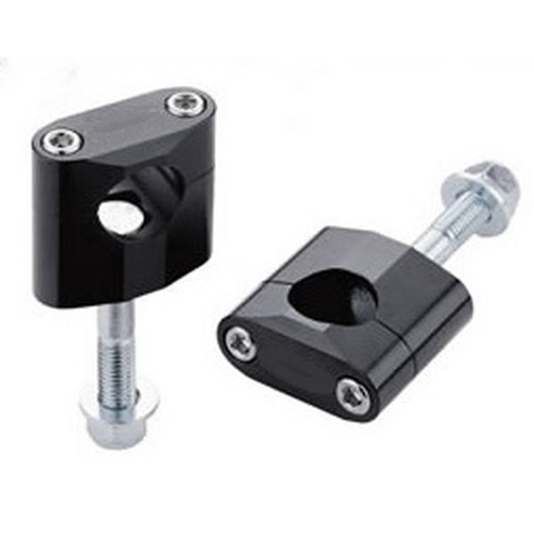 Bar mounts for triple clamp, AL6061-T6, bar bore available
