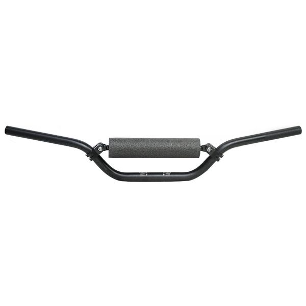 Motorcycle handlebar 22.2mm AL7075 4.2T 732-100-85-185-63, black sandblast