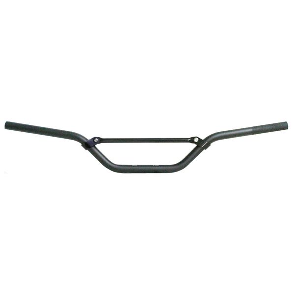 Motorcycle handlebar 22.2mm AL6061 with crossbar 740-118-83-175-42, black sandblast