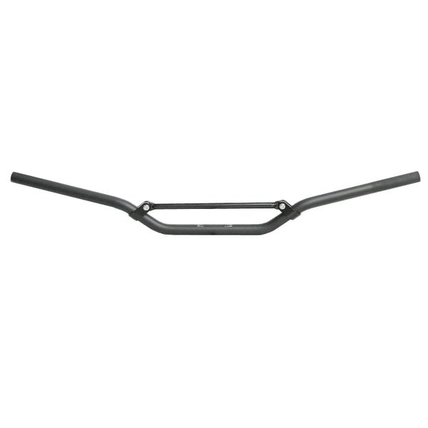 Motorcycle handlebar 22.2mm AL6061 with black crossbar 805-93-50-205-55, sandblast