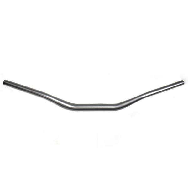 Alloy pro-taper handlebar 31.8mm sandblast. W:810, H:80, R69.5, S:35.4, clamp area width:210