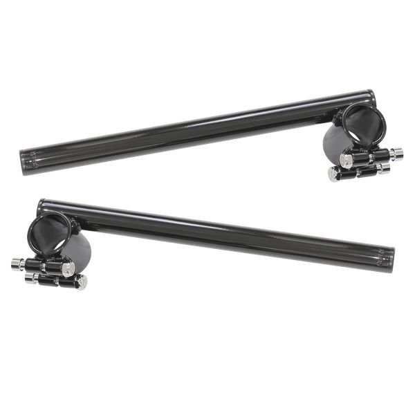 Steel 1'' clip-on handlebar 41mm with dimpled