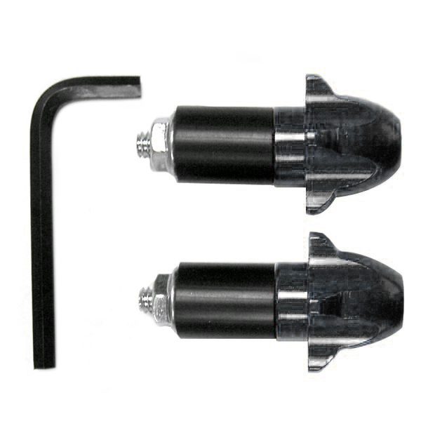 Motorcycle slasher bar end 17mm