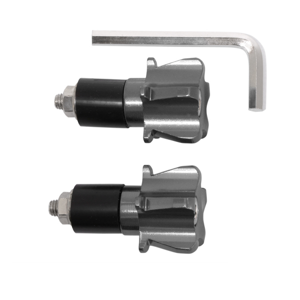 Motorcycle slasher bar end 17mm