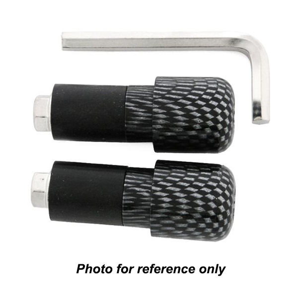 Motorcycle small anti-vibration bar end D/13mm